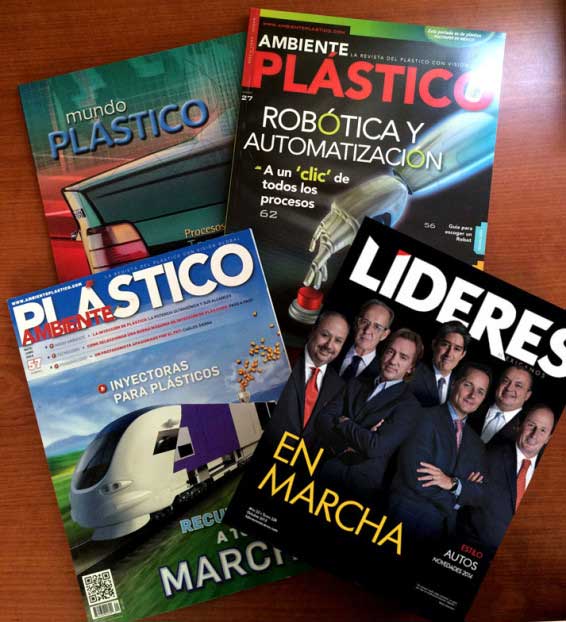 revista ambiente plástico, revista líderes mexicanos